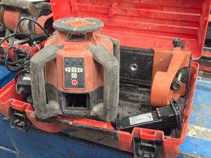 Hilti� PR36 Rotating Green Laser with Case, Remote Control, Stand and (1) Battery
