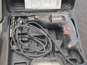 Craftsman� 38 Drill 315.10141 with Case, Assorted Drill Bits