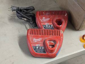 Lot of (2) Milwaukee� M12 Battery Chargers