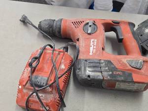 Hilti� 21.6V Rotary Hammer Drill TE4-A22 with Battery, Hilti C 436-90 Charger