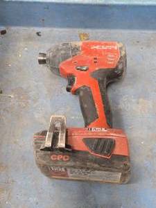 Hilti� 21.6V Impact Driver SID4-A22 with B22 2.6 Li-ion Battery