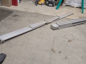 Lot of (2) Portable Foldable Work Plank  Scaffolding