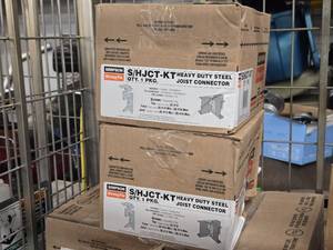Lot of (2 Boxes) Simpson Strong Tie Heavy Duty Steel Joist Connector SHJCT-KT
