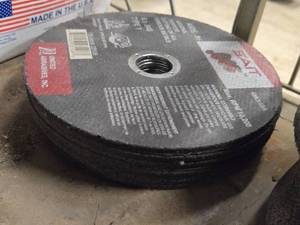 Lot of (20) United Abrasives 6 78-Grade .045-Grit Type-1 Cut-Off Wheels for Portable Saws