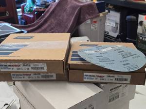 Lot of (3 Boxes) Norton Mesh Power 9 220-Grit Ceramic Sanding Discs 15-count ( 45 total items )