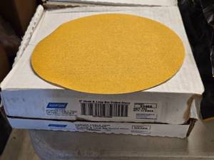 Lot of (38) Norton 9 P180-Grit Hook & Loop Bar Coded Drywall Sanding Discs For Porter-Cable Sander Model 7800