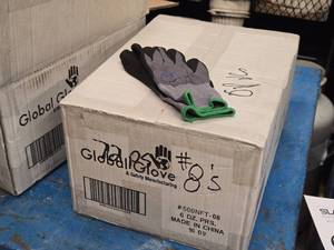 Lot of (72 Pairs) Global Gloves Lightweight Nylon Lycra Seamless-Knit Nitrile Polyurethane Coated Gloves