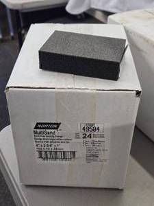 Lot of (1 Box) Norton MultiSand FineMedium-Grit Small Area Sanding Sponge 24-count ( 24 total items ) 4x2-34x1