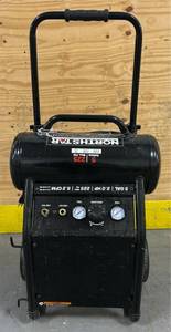 lot 7 image: NorthStar 5-Gallon Electric Air Compressor Cart, 2 HP Universal Motor, 120 Volts, 225 PSI #5827402