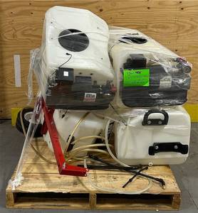 lot 8 image: NorthStar High-Flow ATV Boomless Broadcast and Spot Sprayer lot of 4