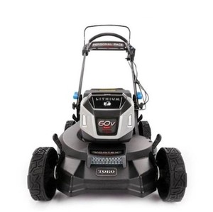 lot 100 image: Toro 60V Max 21 in. (53 cm) Super Recycler  wPersonal Pace  Lawn Mower Msrp Model 21568 $869.00