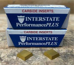 lot 200 image: Carbide Inserts Interstate PerformancePlus lot of 2