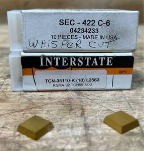 lot 201 image: Carbide Insert lot of 2