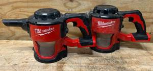 lot 208 image: Milwaukee Compact Vacuum Cat No. 0882-20 lot of 2