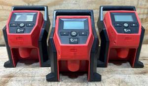 lot 209 image: Milwaukee Compact Inflator Cat No. 2475-20 lot of 3