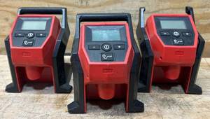 lot 210 image: Milwaukee Compact Inflator Cat No. 2475-20 lot of 3