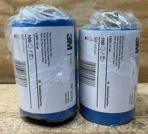 lot 219 image: 3M Blue Abrasive Disc Roll lot of 2