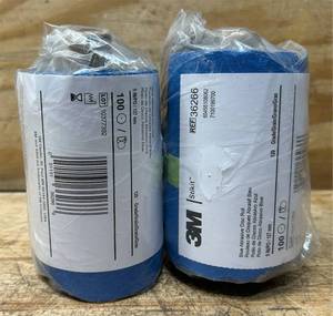 lot 220 image: 3M Blue Abrasive Disc Roll lot of 2