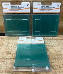 lot 253 image: Hobart Replacement Welding Helmet Protective Lens Kit, 7-Pcs., Clear, Fits Hobart Creator Series Auto-Darkening Welding Helmets, Model# 770856 lot of 3 #73988 Msrp $47.97