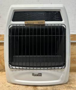 lot 264 image: Dyna Glo, 20K BTU LP Blue Flame Vent Free T-Stat Wall Heater, Heat Output 20000 Btuhour, Heating Capability 700 ft , Fuel Type Propane, Model# BFSS20LPT-4P #5870363
