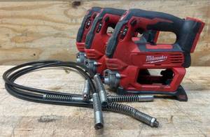 lot 273 image: Milwaukee Grease Gun Cat No. 2646-20 lot of 3