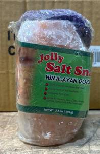lot 284 image: Jolly Salt Snack Himalayan Rock Salt lot of 12