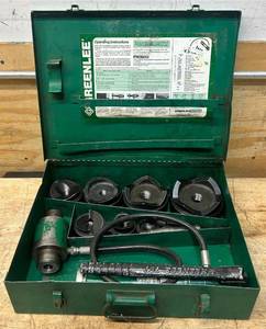 lot 291 image: Greenlee 7310 Knockout Punch Driver Msrp $2,981.66