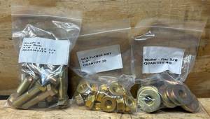 lot 298 image: Grade 8 Hex BoltFlange Nut Washer