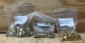 lot 301 image: Grade 8 Hex BoltFlange Nut Washer