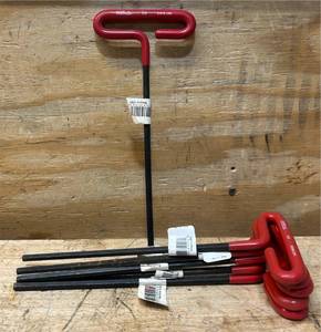 lot 315 image: Eklind 14  T-handle Hex lot of 6