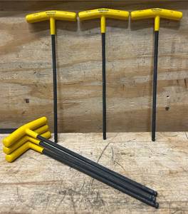 lot 317 image: Bondhus 14  T-handle Ball End Hex lot of 6