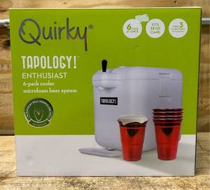 lot 329 image: QUIRKY Tapology Enthusiast 6-pack cooler microfoam beer system