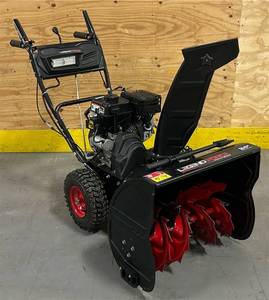 lot 334 image: Legend Force Two Stage Snow Blower 208 CC 24  1005425223