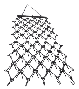 lot 344 image: Field Tuff Heavy-Duty Drag Harrow - 4ft. x 7.5ft., 13 Tine Rows, 12in. Dia. Tines, Model# HDHA-475 #52957 Msrp $429.99
