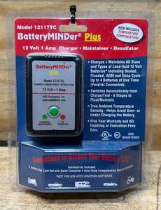 lot 357 image: BatteryMINDer Plus 12 Volt 1 AMP Charger