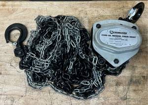 lot 368 image: Strongway Manual Chain Hoists #91989 Msrp $169.99