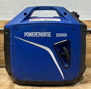 lot 500 image: Powerhorse Inverter Generator, 2500 Surge Watts, 1800 Rated Watts, 120V, CO Shutdown, 52dB Quiet Run #6075628 Msrp $589.99