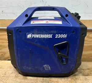 lot 501 image: Powerhorse Portable Inverter Generator, 2300 Surge Watts, 1800 Rated Watts, 80cc, 120V #83169
