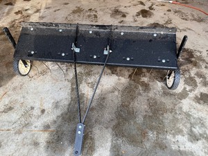 Tow-Behind Lawn Dethatcher  Yard Cleanup Attachment good teeth, ready to be put into service