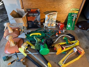 Huge lot of lawn and garden equipment