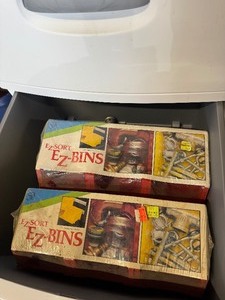 3 drawer plastic storage with all the contents  including New(never used) items 