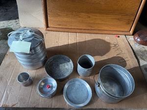 Vintage Camp Cooking Set  Aluminum Cookware, Mess Kit & Accessories