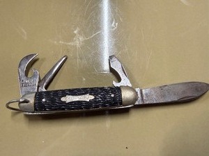 Vintage Kamp-King multi-tool, a classic camping and scout-style knife