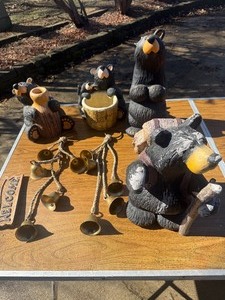 Bearfoots Bear Figurines by Jeff Fleming - Big Sky Carvers Collection Lot
