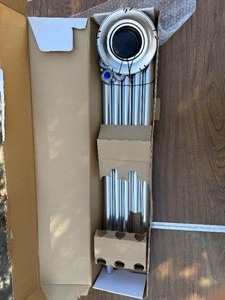 New , never mounted 50-inch Hayes Design by Nature Garden Melodies wind chime