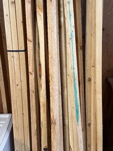 8ft 2x2s and 1x2 pine
