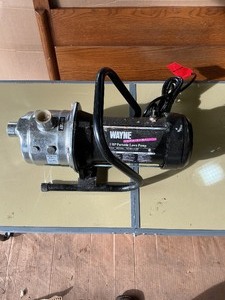 WAYNE 1 HP Portable Lawn Pump Bench Tested, powered up
