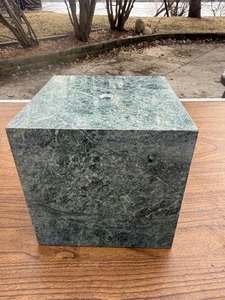 Stone  Marble Cube  Decorative Accent, Pedestal or Display Base