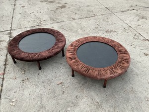 Two 38 diameter trampolines