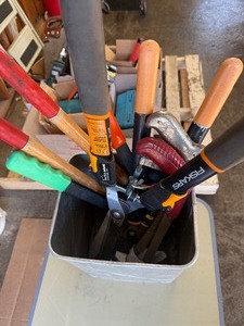 Assorted Hand Tools Lot  Hammers, Hatchets, Hacksaws & More